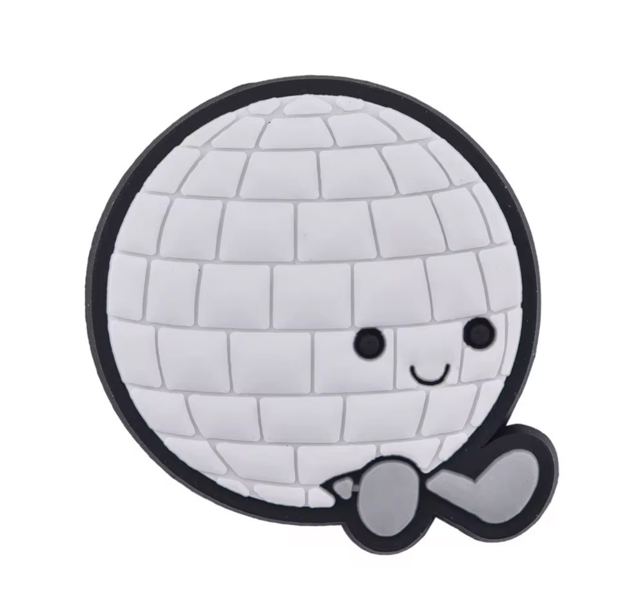 Disco Ball Shoe Charm