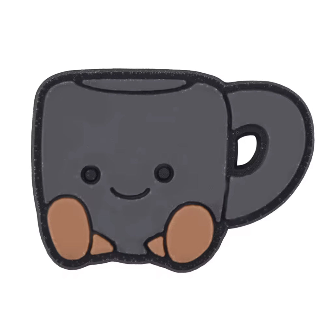 Coffee Cup Shoe Charm