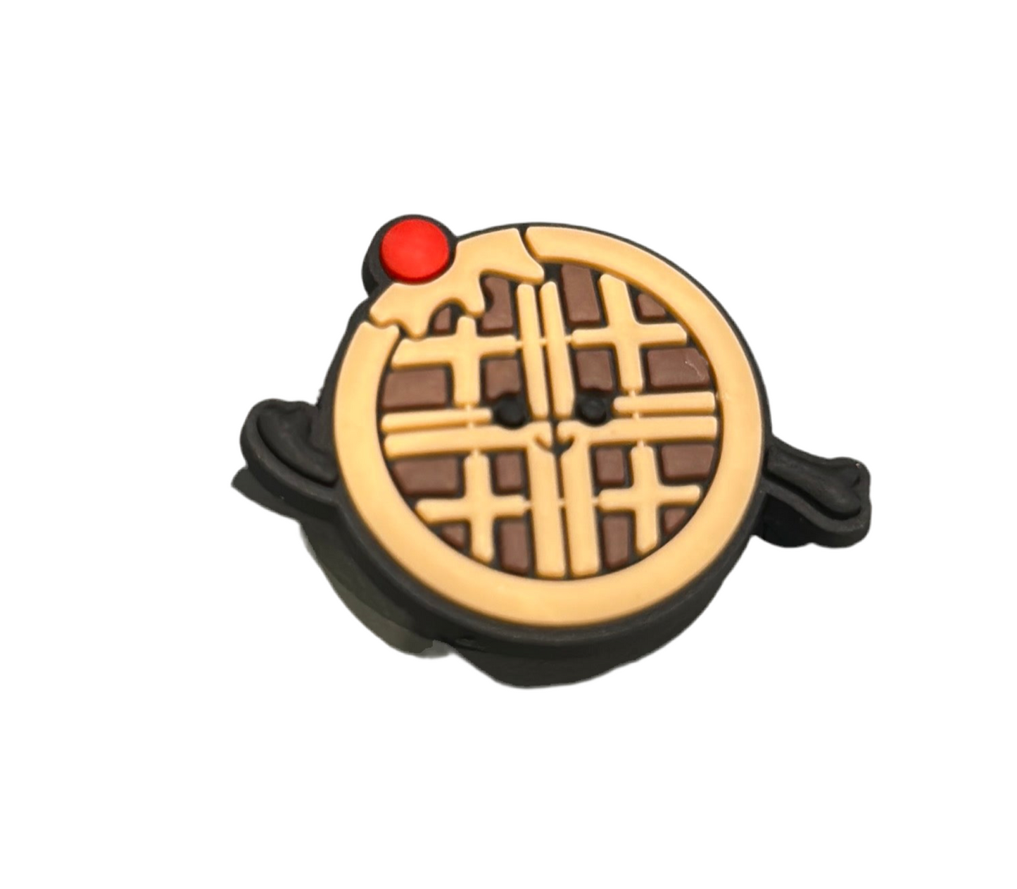 Waffle Shoe Charm