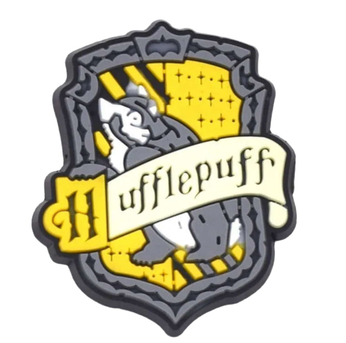 Hufflepuff, Hogwarts Name Badge Shield Logo Harry Potter Shoe Charm