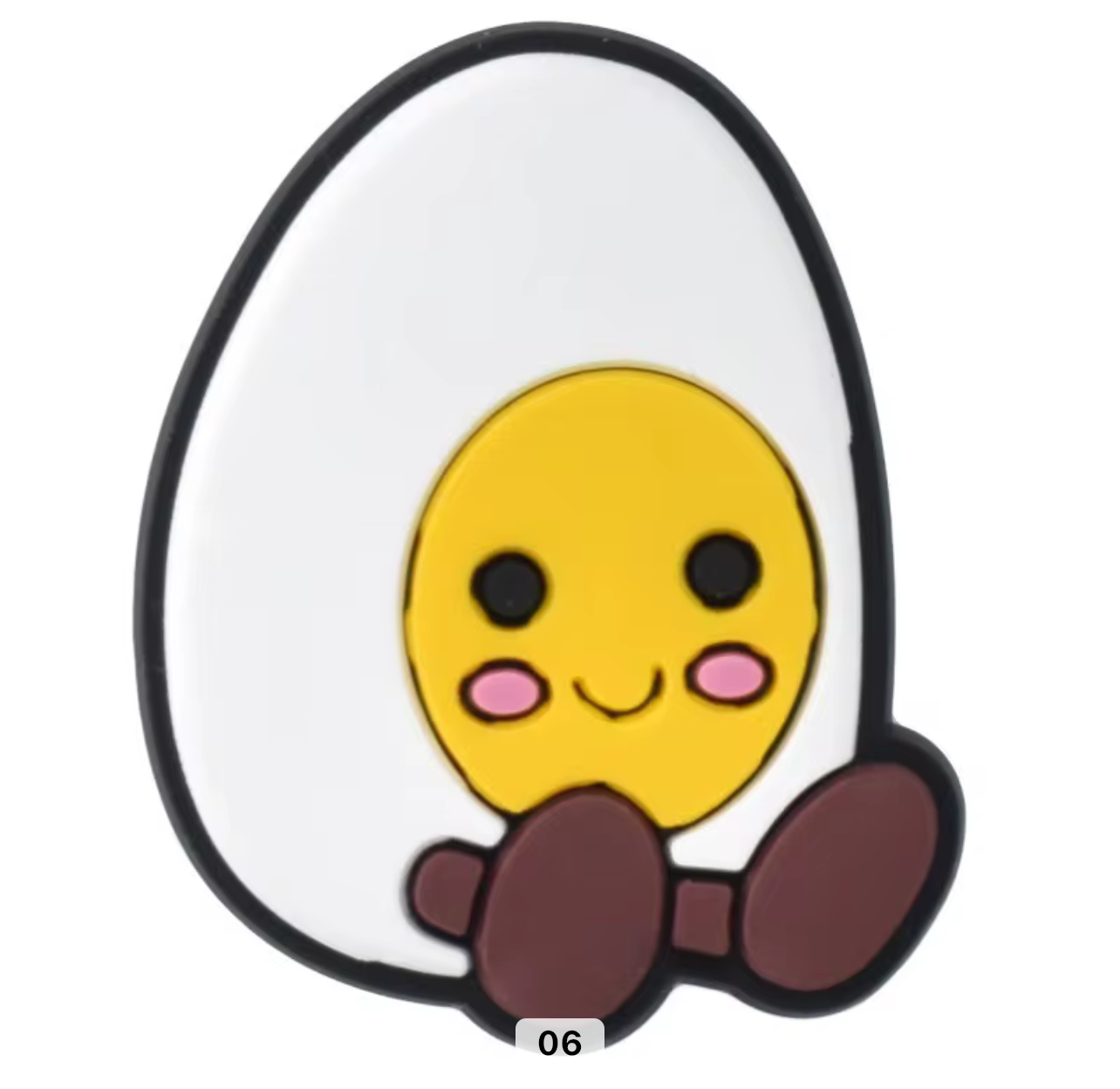 Bashful Egg Shoe Charm