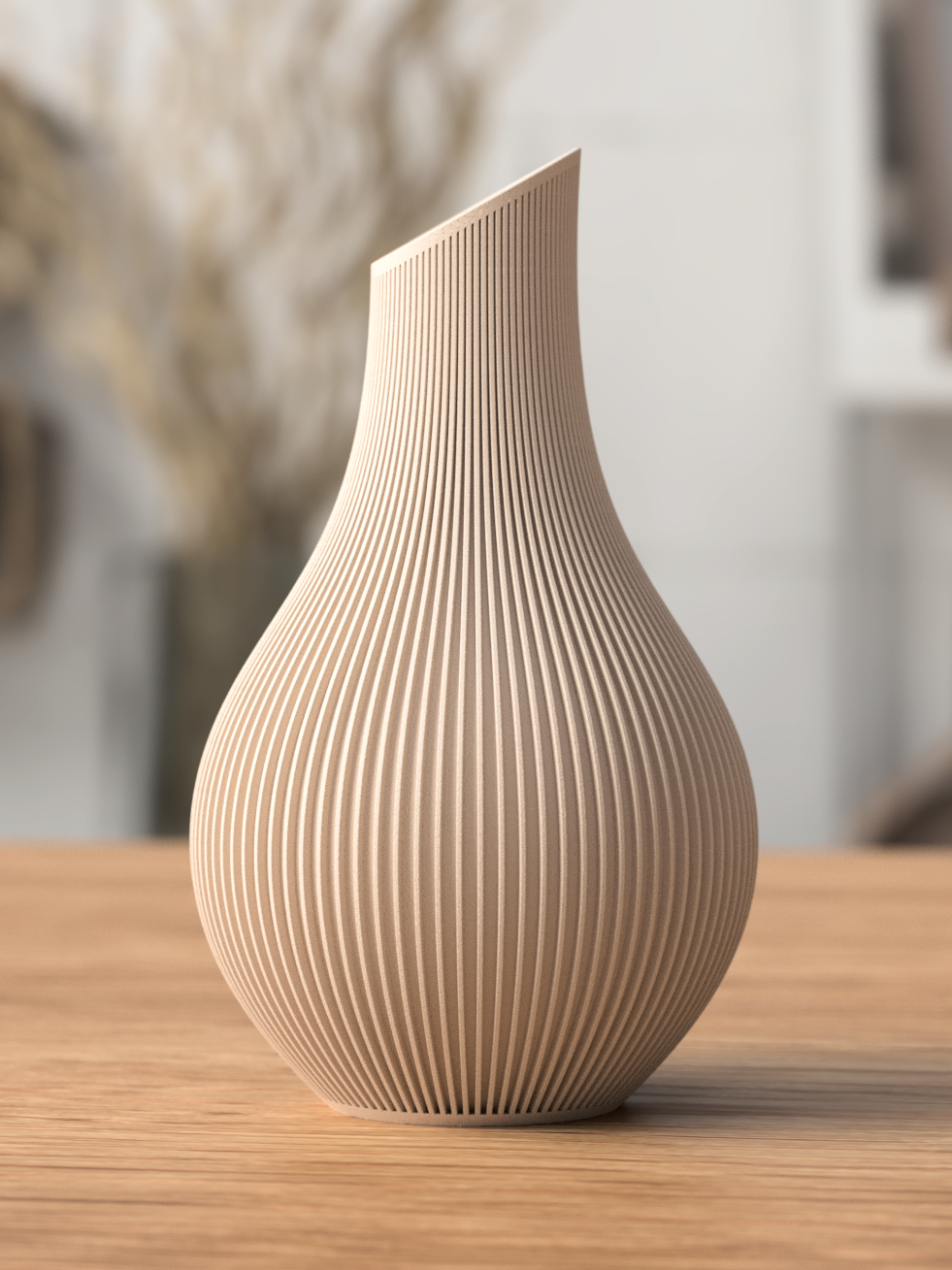 Shizu Japandi Vase Plastic For Flowers