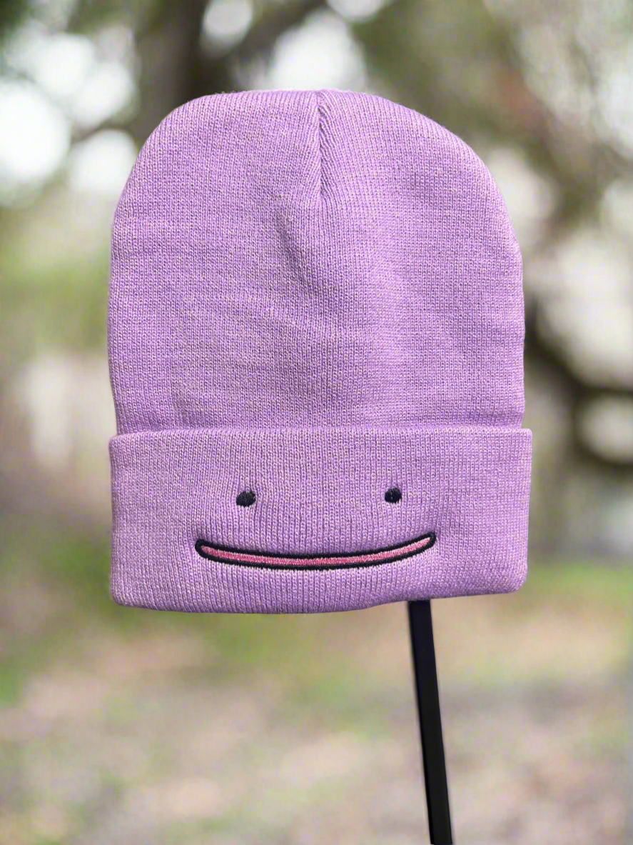 Pokemon Ditto Beanie Hat Purple