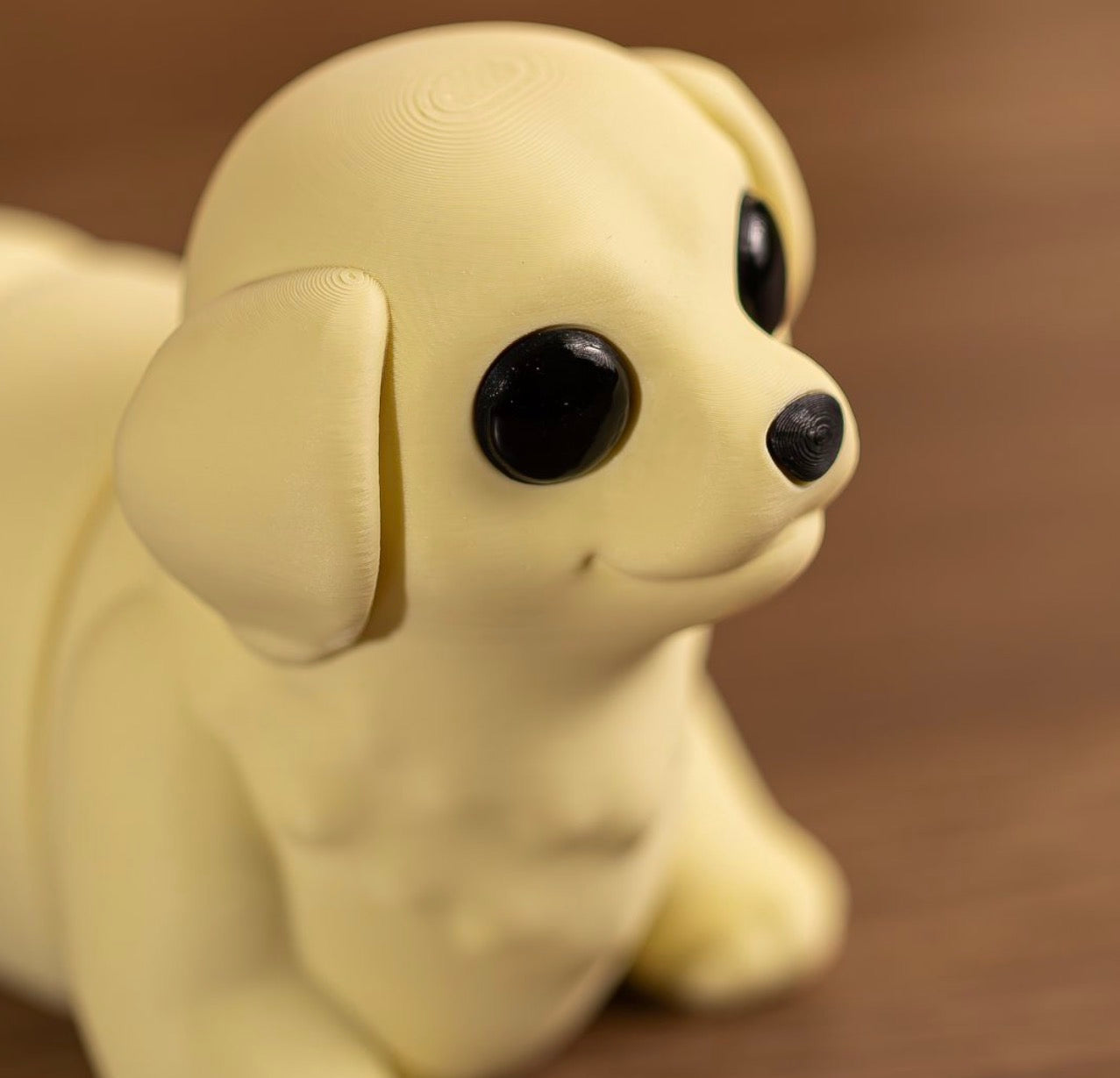 Golden Retriever Dog Wigglies Flexi Fidget Toy & Keyring