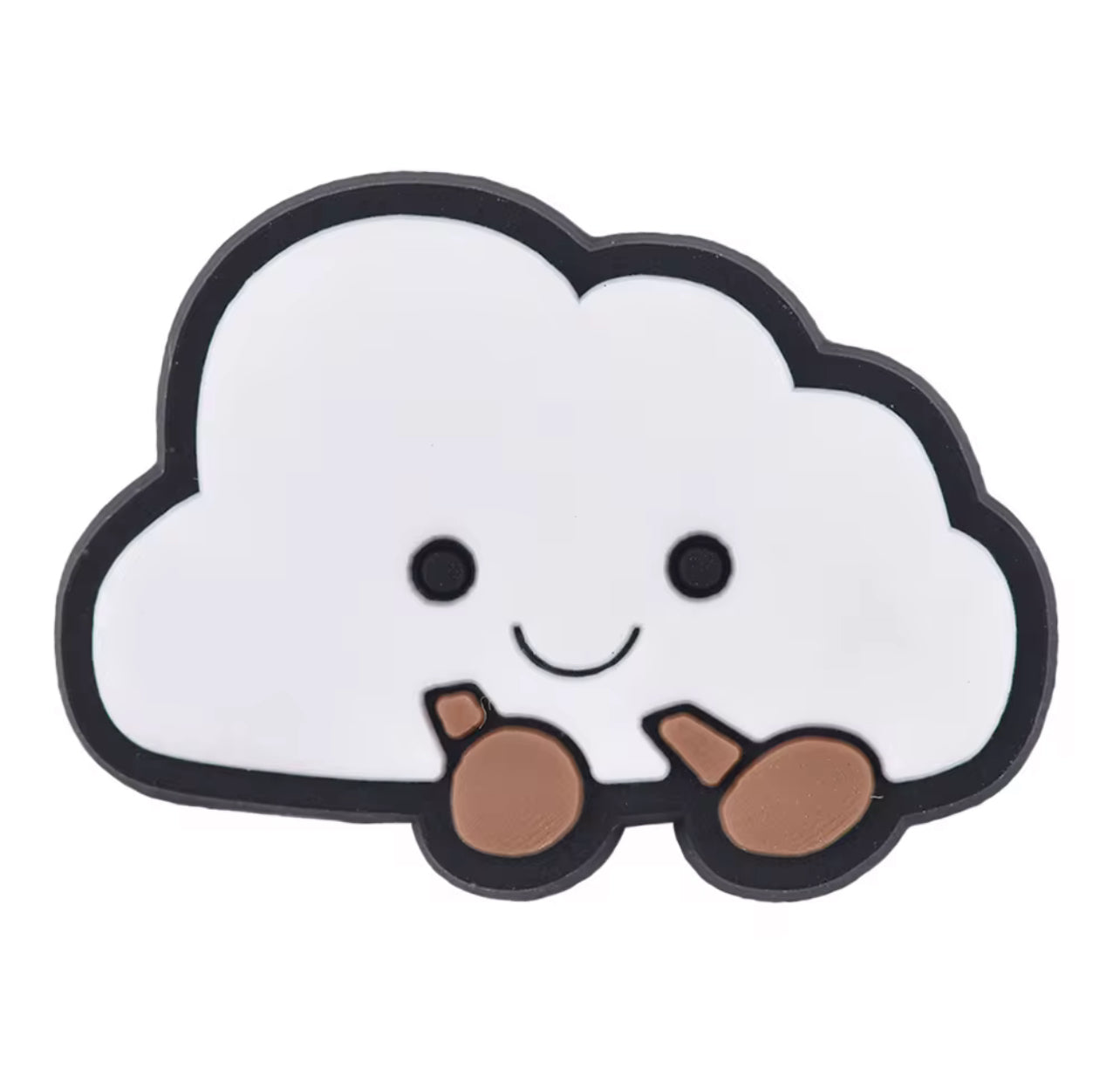 White Cloud Shoe Charm