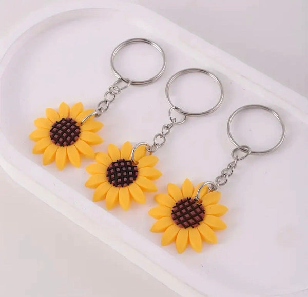 Sunflower Keychain