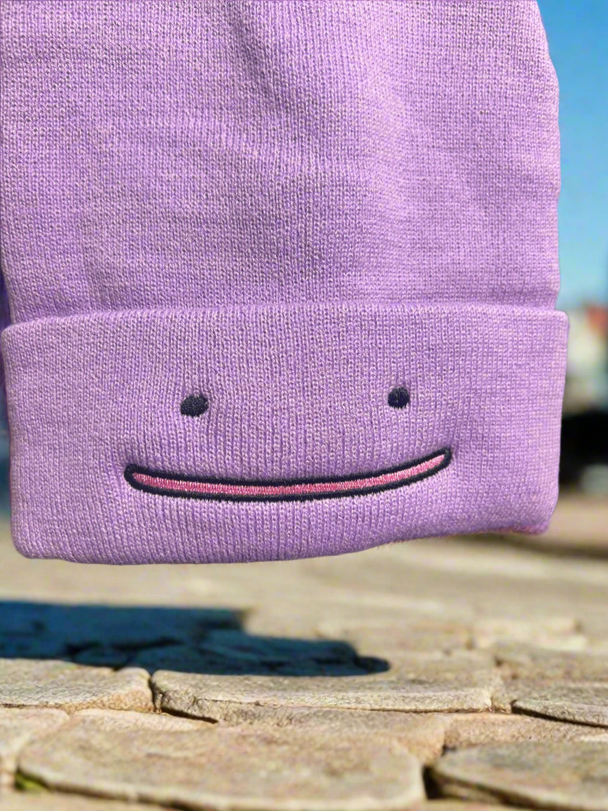 Pokemon Ditto Beanie Hat Purple