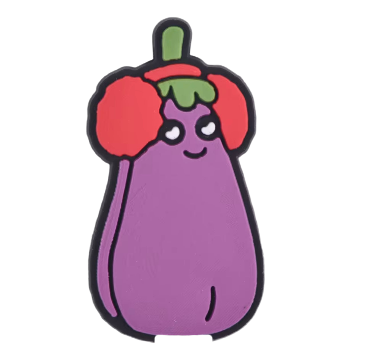 Aubergine Christmas Shoe Charm
