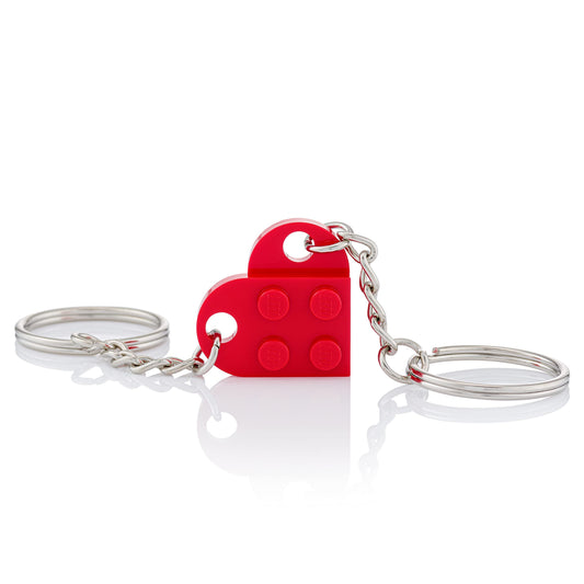 Brick Heart Double Keychain
