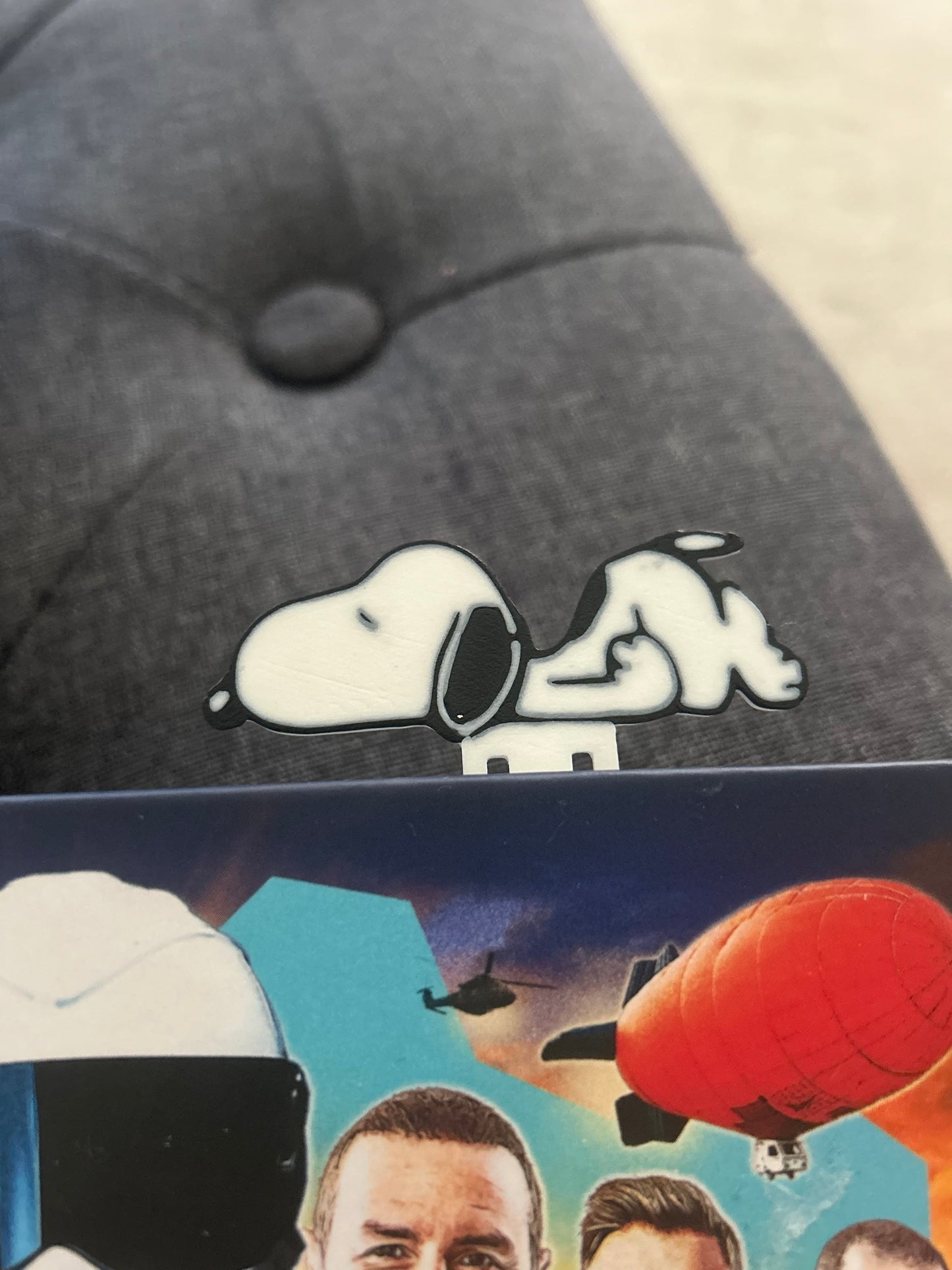 NiccieNacks Snoopy dog bookmark with a cute cartoon design, ideal for marking pages in books.