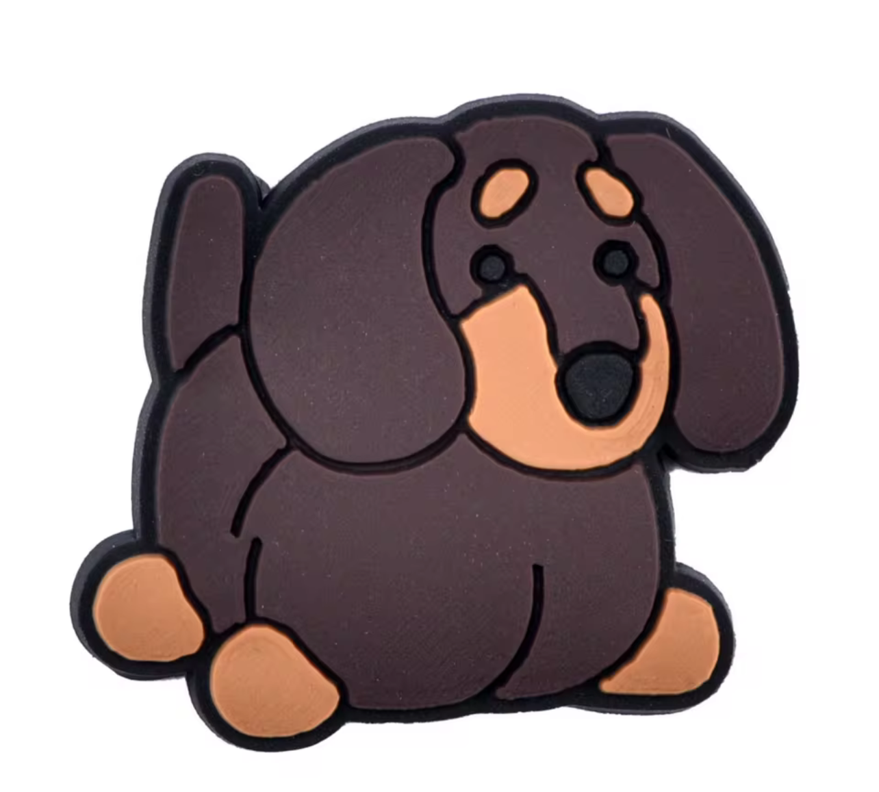 Dachshund Dog Shoe Charm