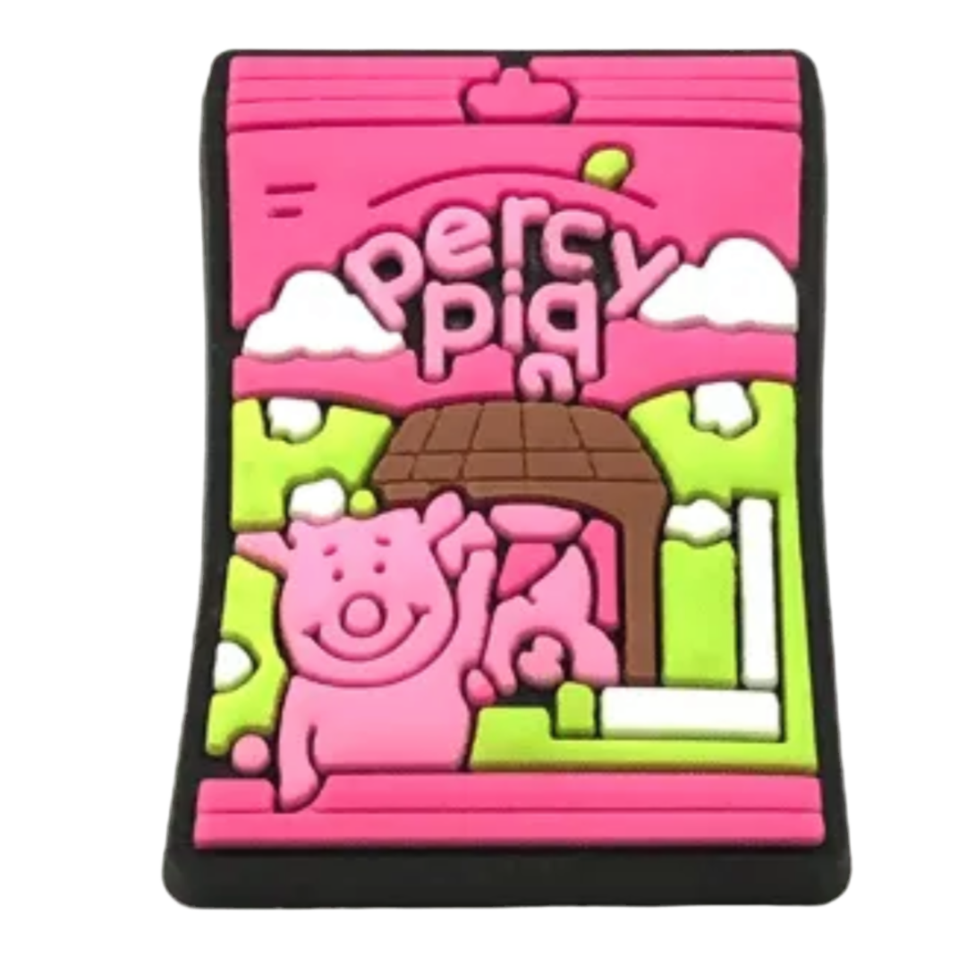 Percy Pig Bag Sweets British Food Shoe Charm