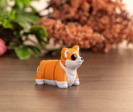 Corgi Dog Flexi Wiggies Fidget Toy