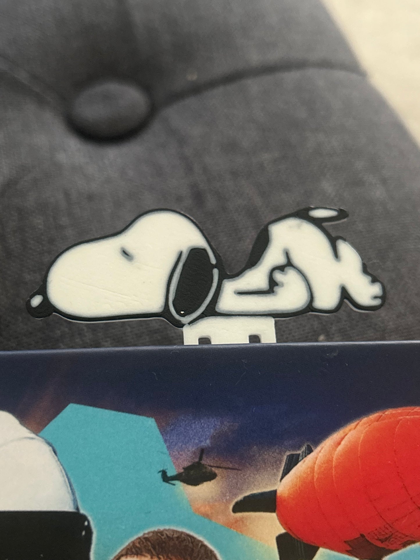 NiccieNacks Snoopy dog bookmark featuring a cute Snoopy dog design, perfect for marking pages in home or office reading materials.