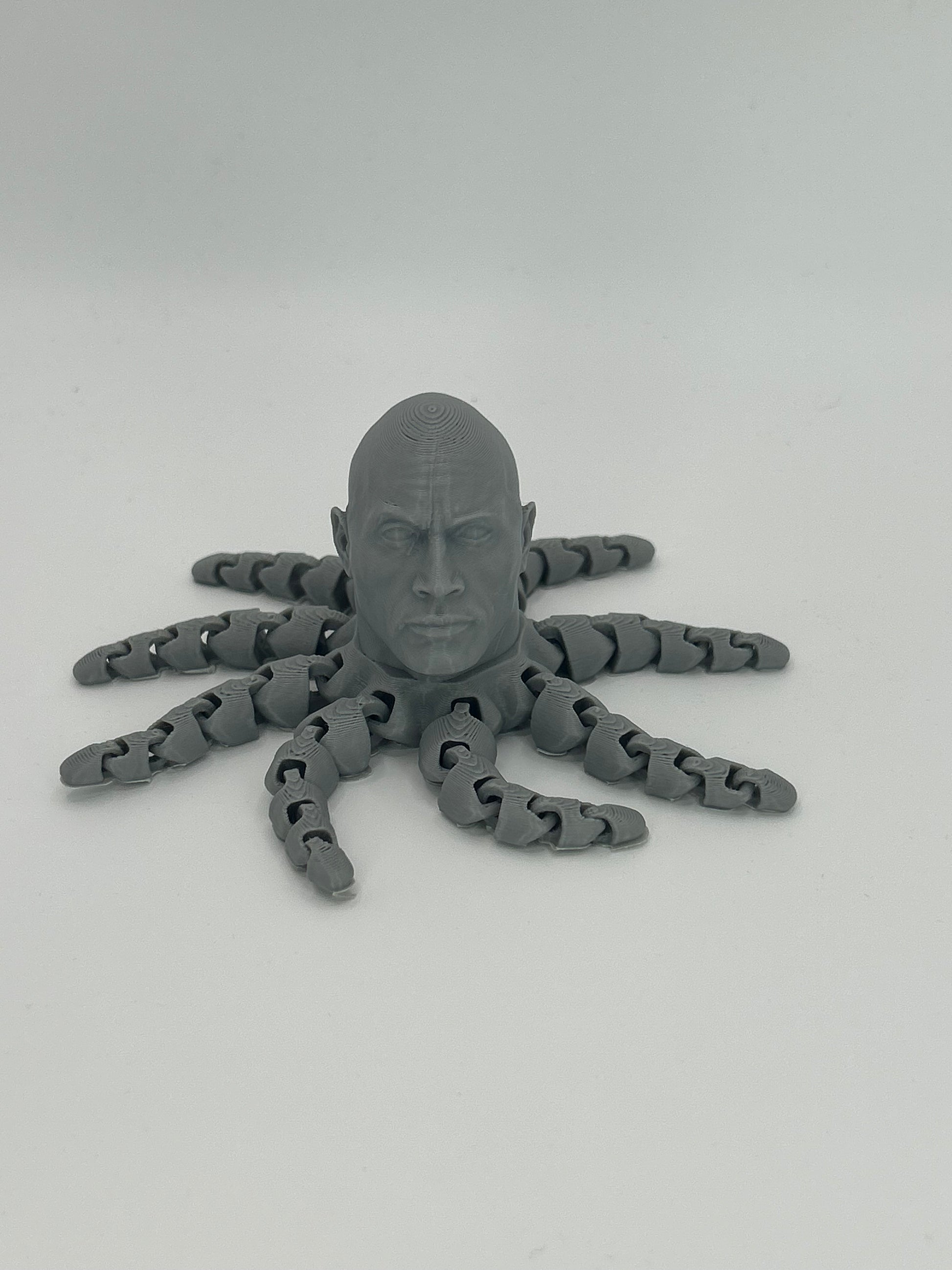 NiccieNacks Rocktopus fidget clicker, 3D printed octopus desk toy inspired by rock design, perfect for stress relief and focus.