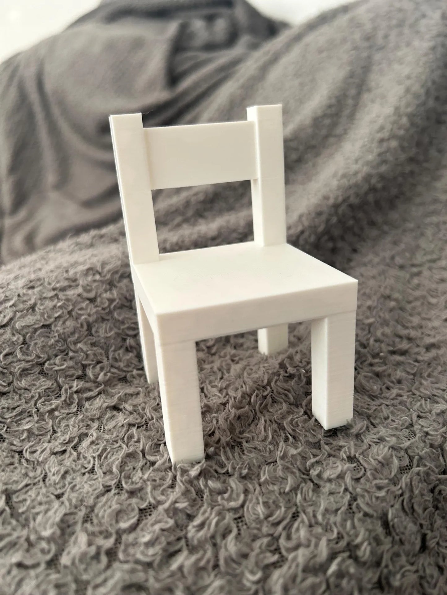 NiccieNacks miniature wooden chair for Jellycat soft toy, perfect for home decor or play accessories.