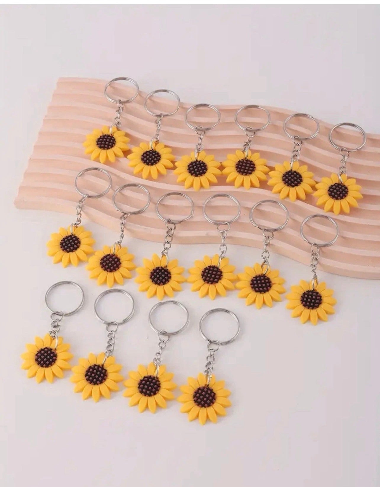 Sunflower Keychain
