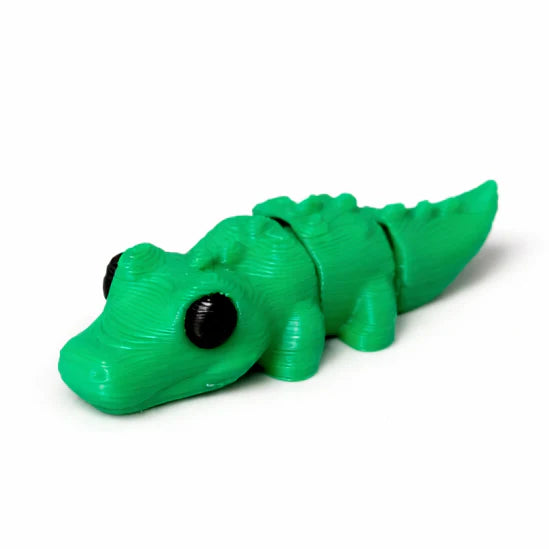 NiccieNacks Crocodile Small Wiggies articulated toy with detailed crocodile design and movable joints, perfect for play and display.