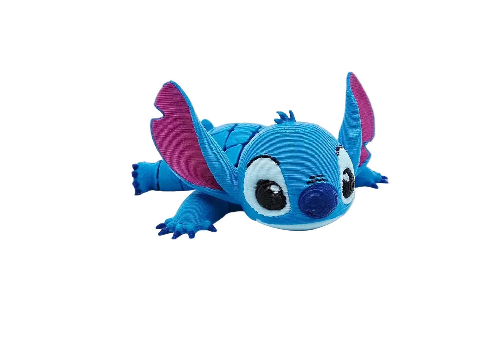 Colorful Flexi Stitch Wiggies articulated toy by NiccieNacks, showing flexible joints and stitched fabric design.