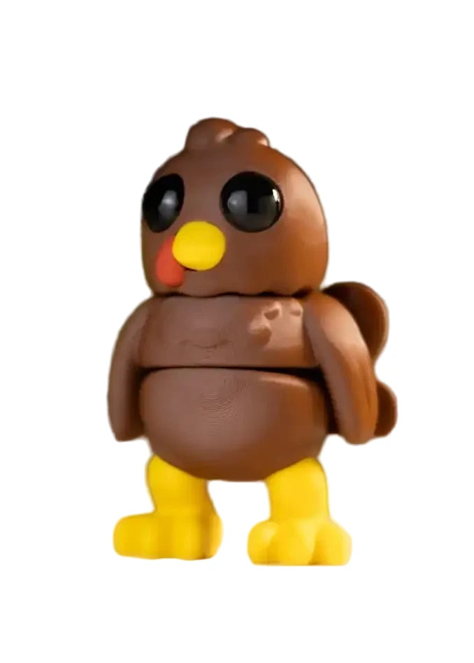 NiccieNacks Turkey Small Wiggies articulated toy with movable parts, designed for imaginative play and display.