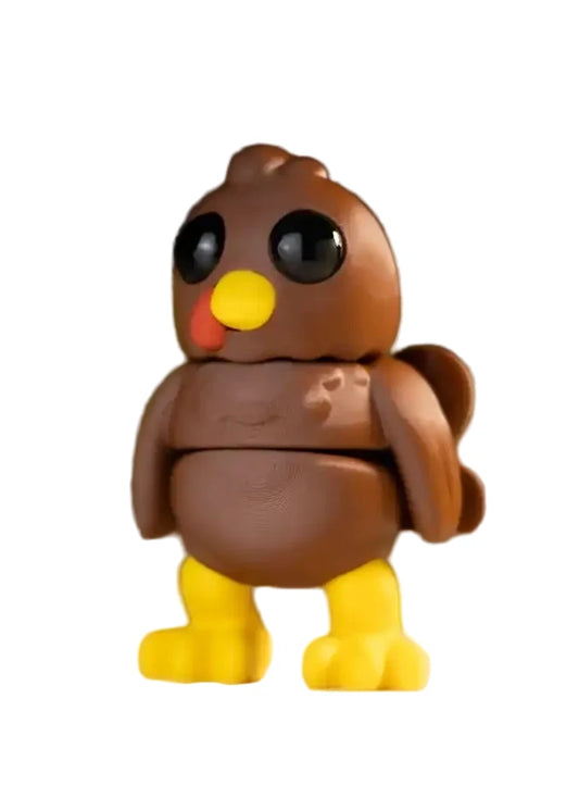 NiccieNacks Turkey Small Wiggies articulated toy with movable parts, designed for imaginative play and display.